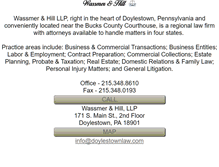 Tablet Screenshot of doylestownlaw.com